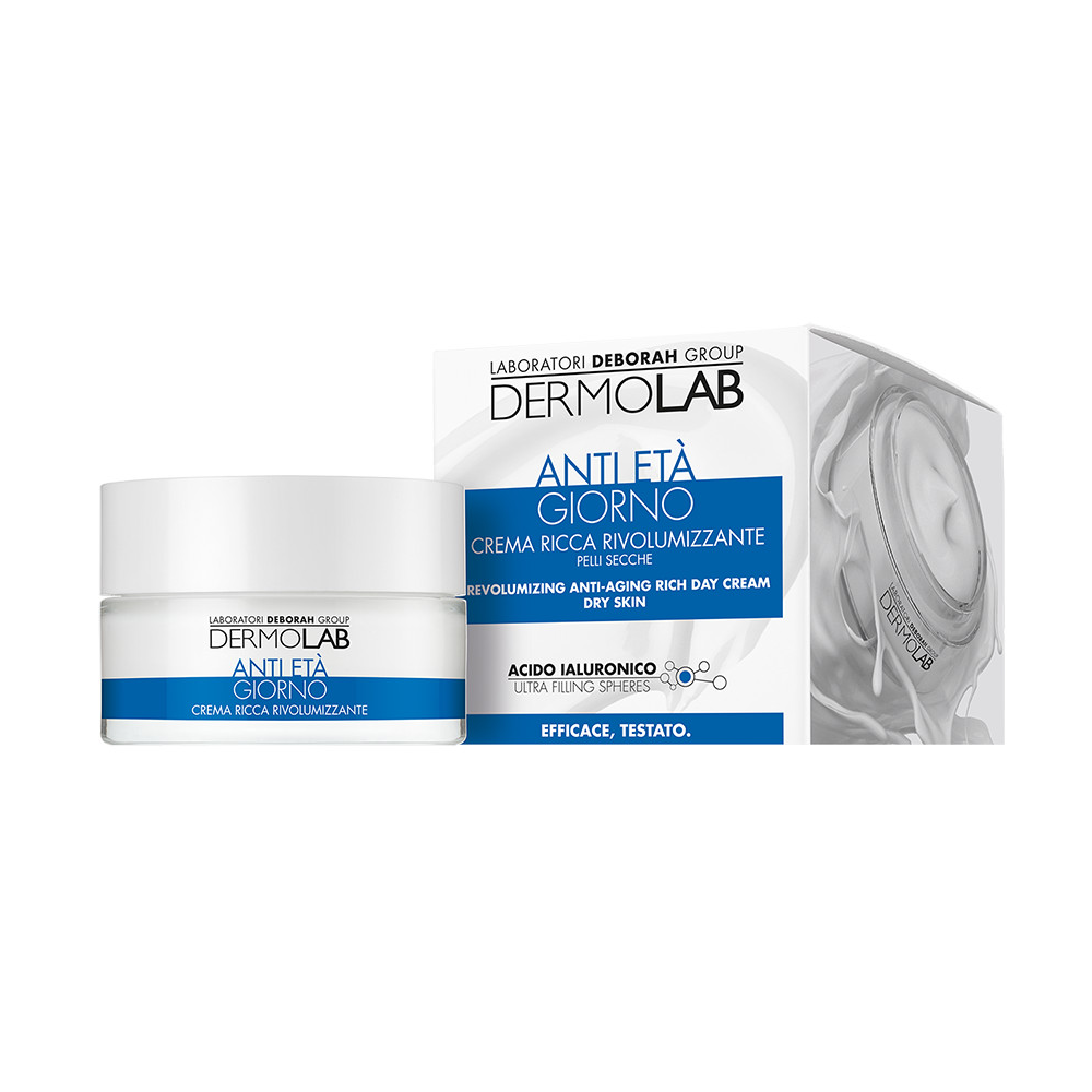Dermolab Crema Ricca Rivolumizzante Antieta Giorno Pelle Secca 50ML 005624