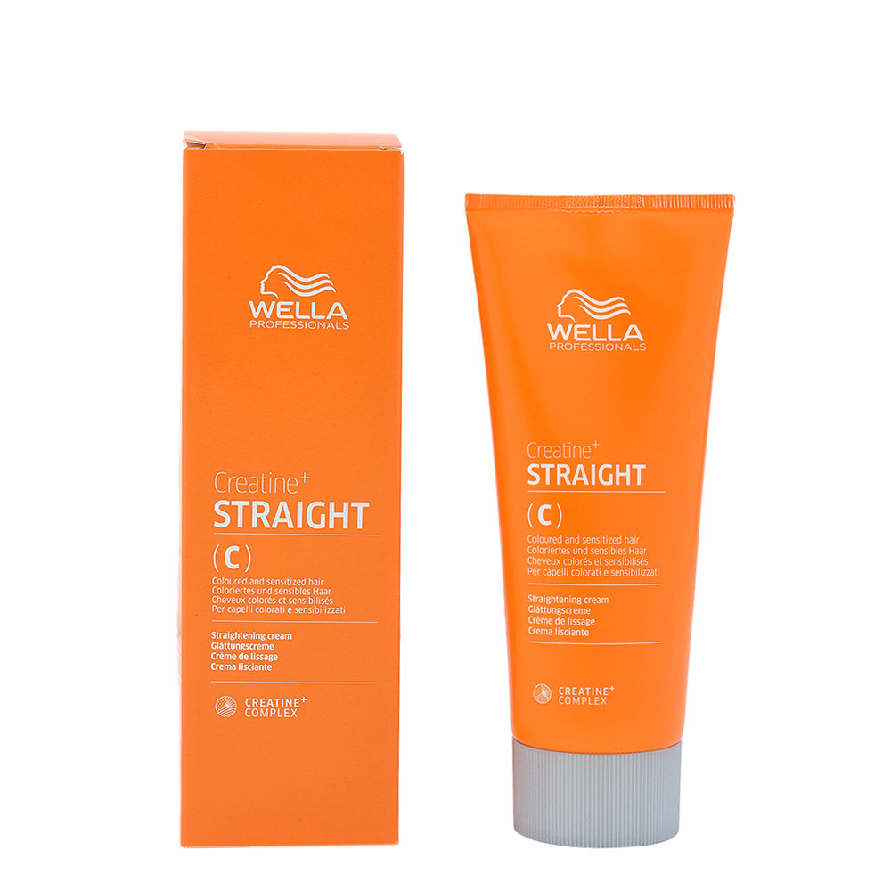 Wella Creatine+ Straight C Crema Lisciante Per Capelli Schiariti 200ML