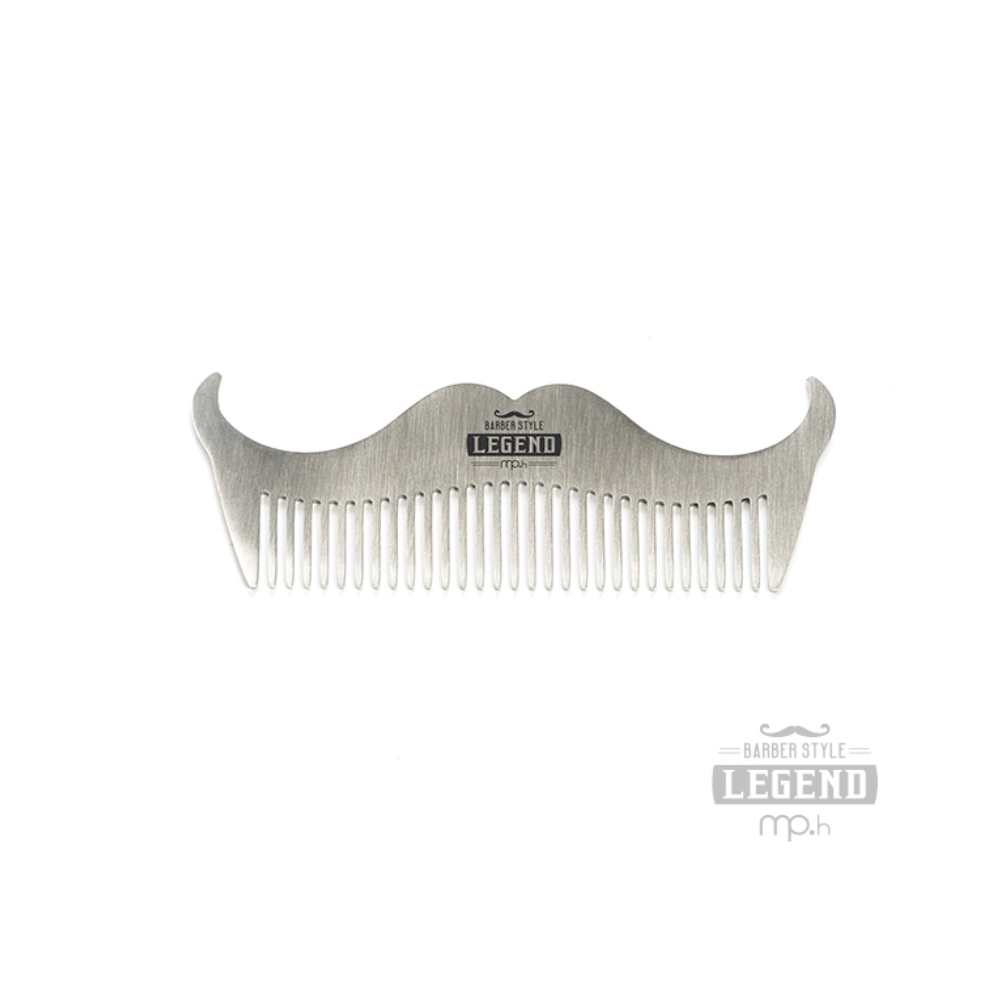 Mp Hair Pettine Barba E Baffi Acciaio Inox 