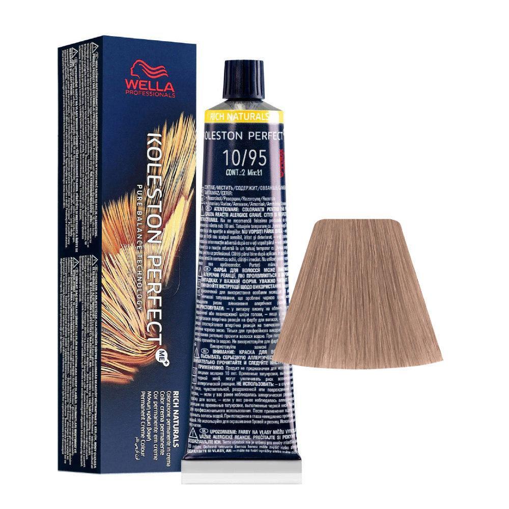 Wella Tinta Koleston Perfect Me 60ML 10/95 Biondo Platino Cendru00e8 Mogano