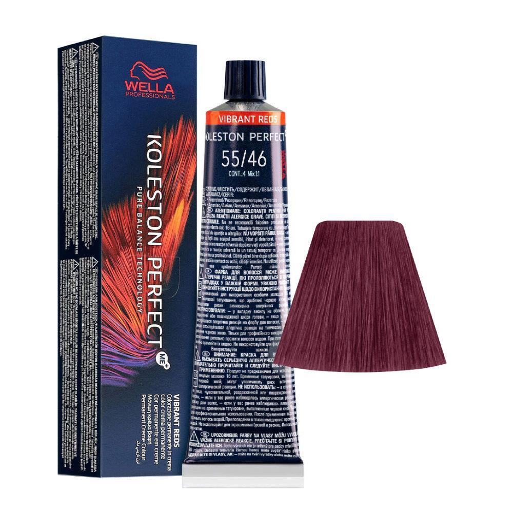 wella-tinta-koleston-perfect-me-60ml-55/46-castano-chiaro-intenso-rame-violetto Wella Tinta Koleston Perfect Me 60ML 55/46 Castano Chiaro Intenso Rame Violetto