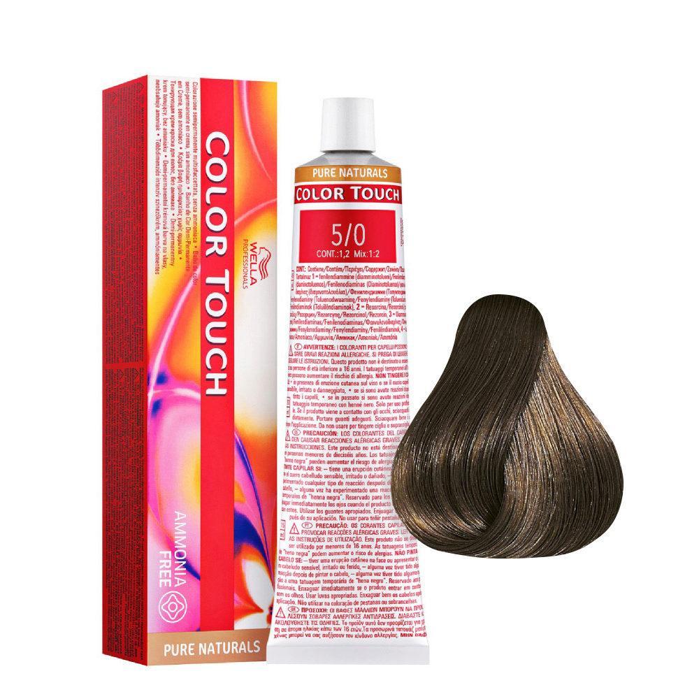 wella-color-touch-tono-su-tono-60ml-5/0-castano-chiaro Wella Color Touch Tono Su Tono 60ML 5/0 Castano Chiaro