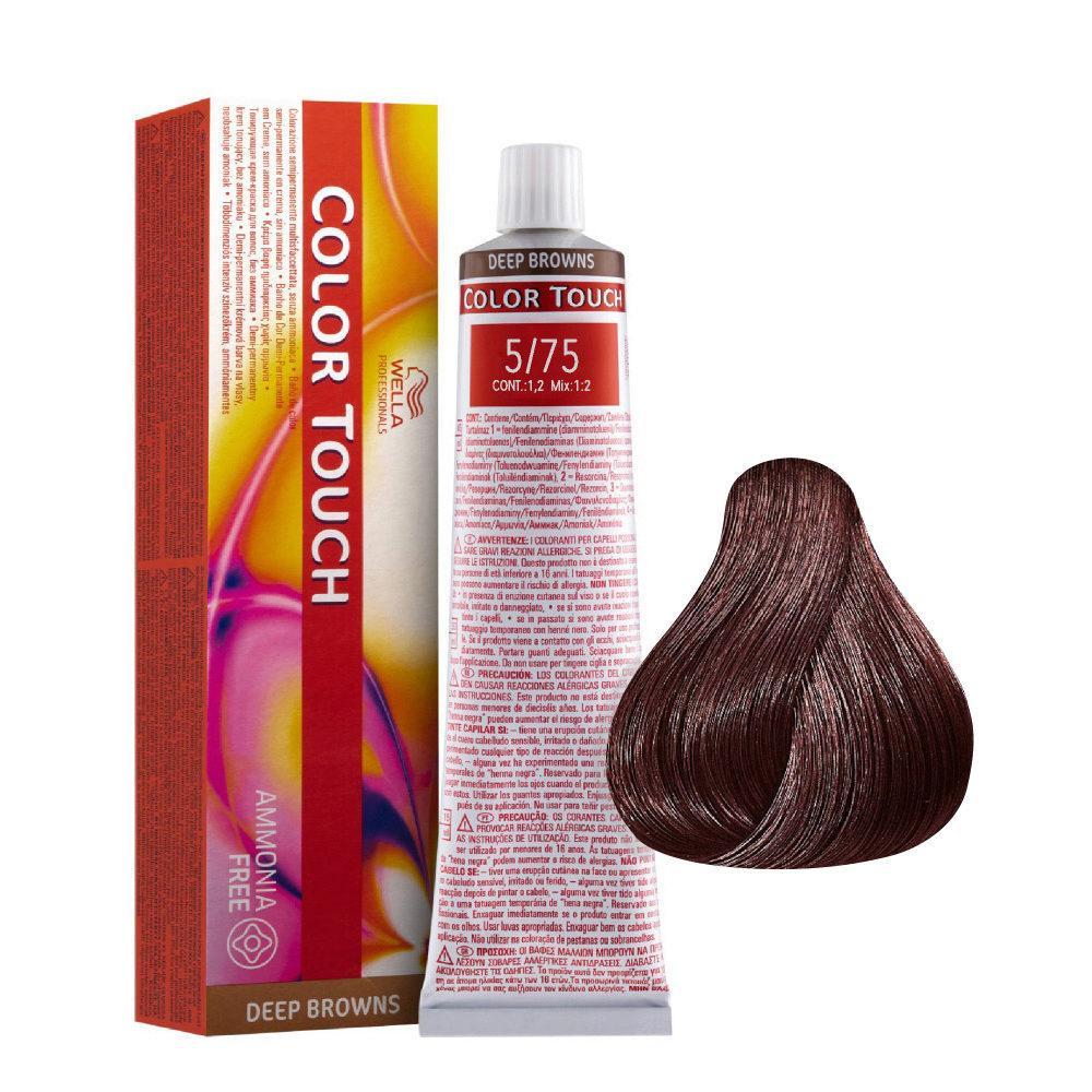 Wella Color Touch Tono Su Tono 60ML 5/75 Castano Chiaro Sabbia Mogano
