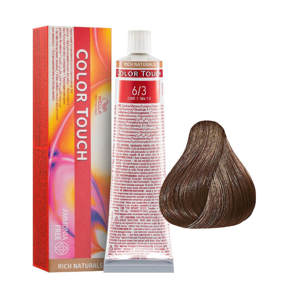 Wella Color Touch Tono Su Tono 60ML 6/3 Biondo Scuro Dorato