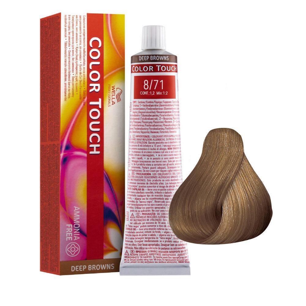 Wella Color Touch Tono Su Tono 60ML 8/71 Biondo Chiaro Sabbia Cenere