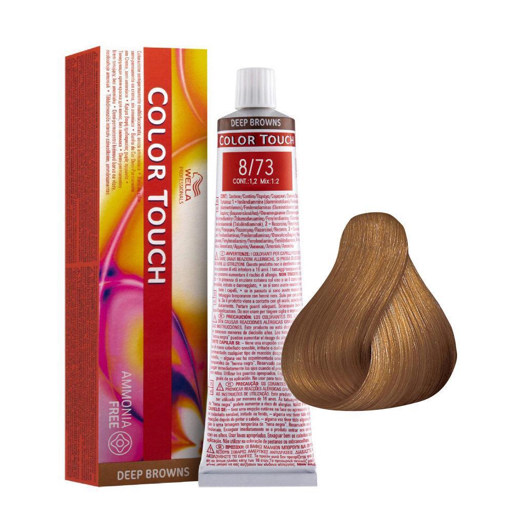 Wella Color Touch Tono Su Tono 60ML 8/73 Biondo Chiaro Sabbia Dorato