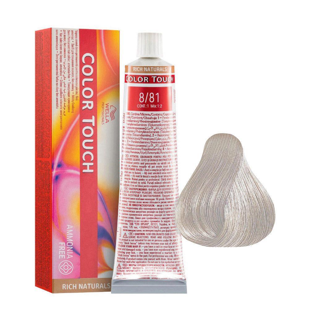 Wella Color Touch Tono Su Tono 60ML 8/81 Biondo Chiaro Grigio