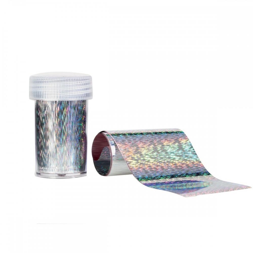 Estrosa Holographic Silver Foil Transfer Effect