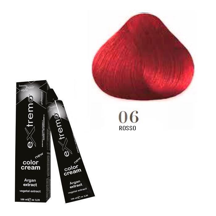 Extremo Tinta Color Cream Argan Oil 100ml 06 Rosso