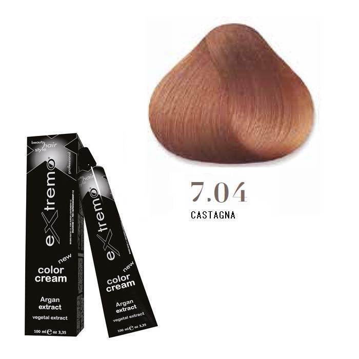 Extremo Tinta Color Cream Argan Oil 100ml 7.04 Castagna