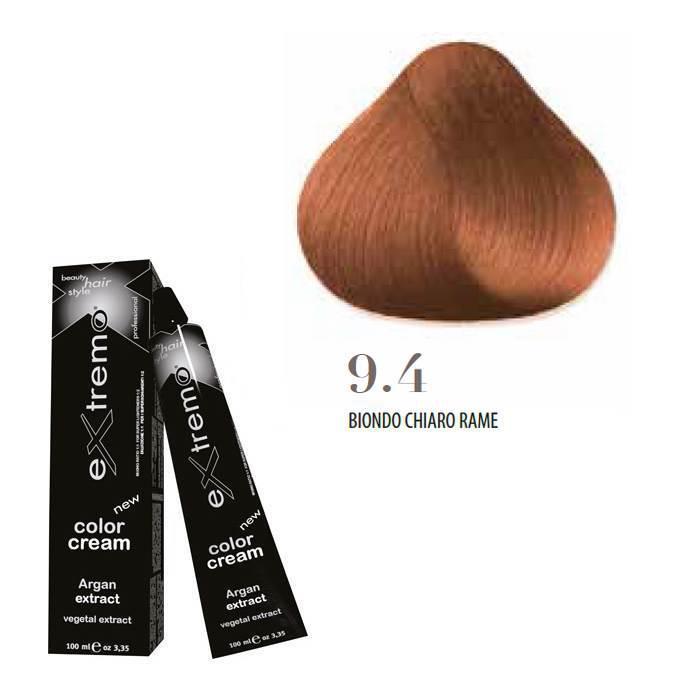 Extremo Tinta Color Cream Argan Oil 100ml 9.4 Biondo Chiarissimo Rame