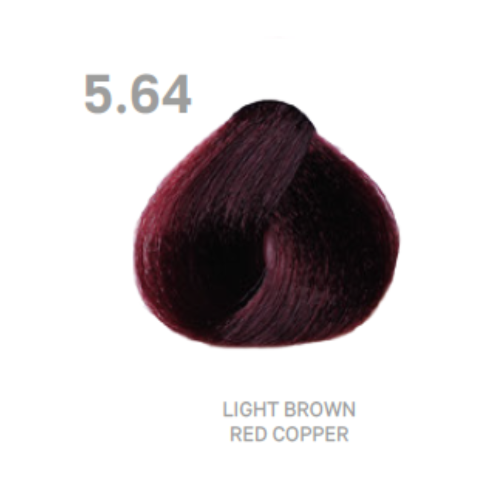 Raywell Tinta In Crema Color Plex 100ml 5.64 Castano Chiaro Rosso Rame