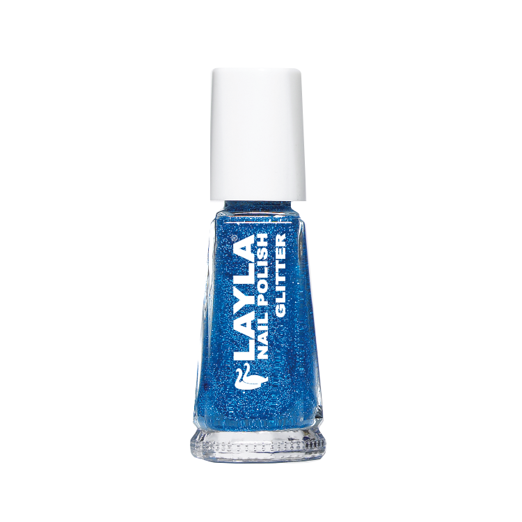 Layla Smalto Glitter Blu 10ML