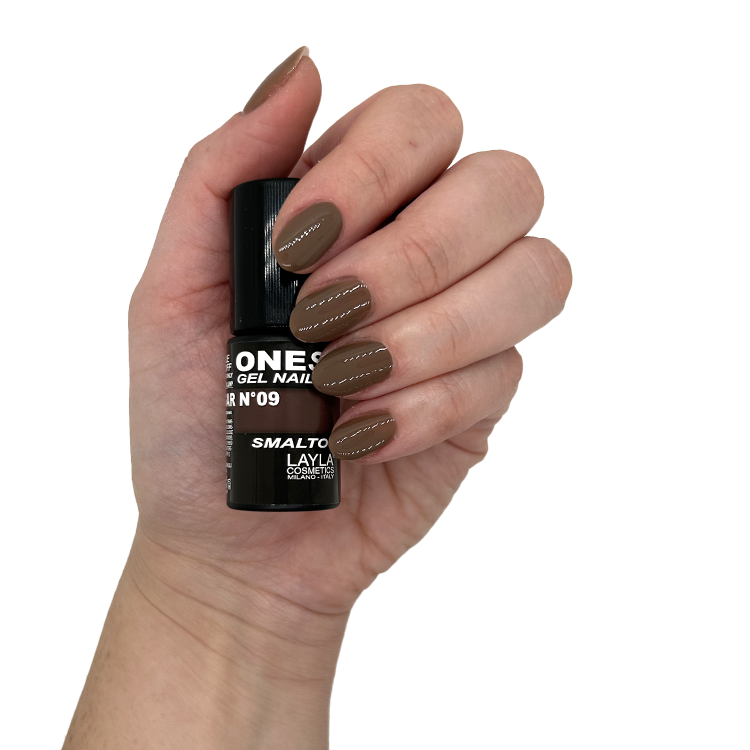 Layla Semipermanente One Step Gel Nail Polish N.9 Dark Brown Sugar 5ML