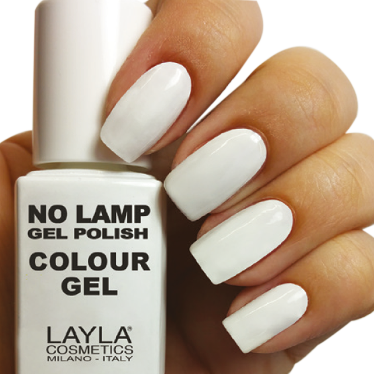 Layla Semipermanente No Lamp Gel Polish N.1 Straight White 10ML