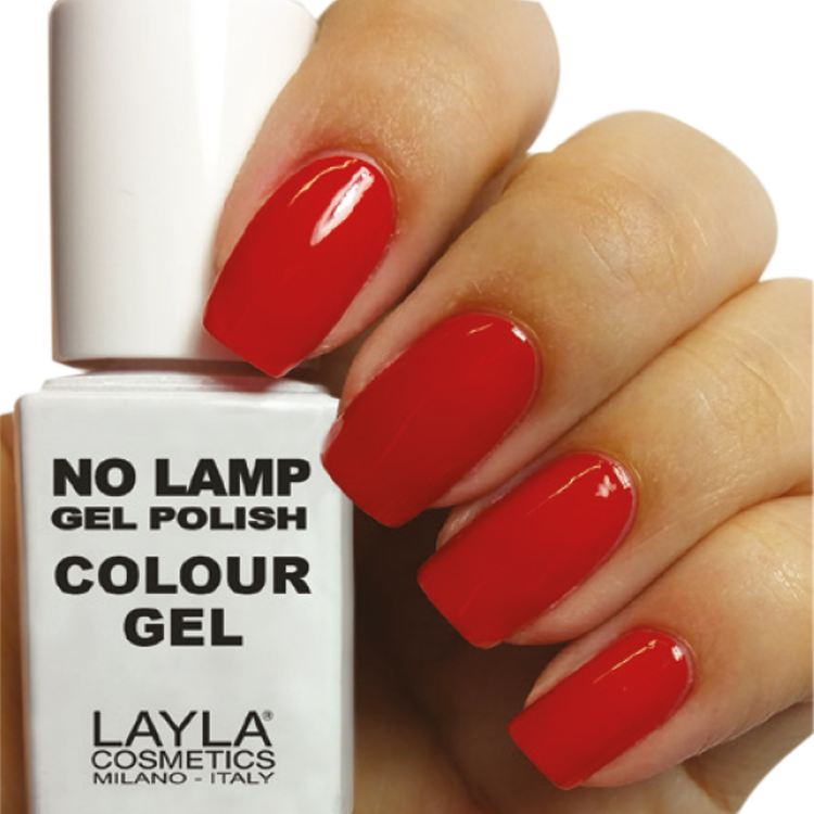 Layla Semipermanente No Lamp Gel Polish N.9 Live Red 10ML