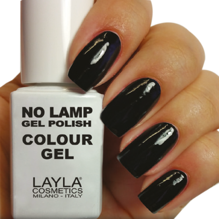 Layla Semipermanente No Lamp Gel Polish N.12 Carbon Black 10ML