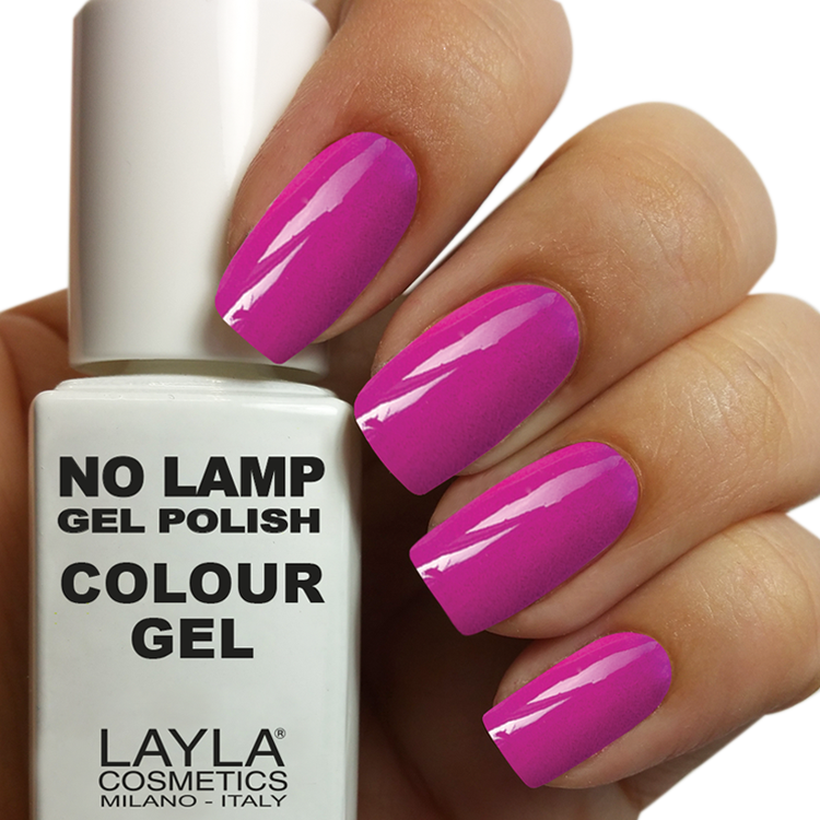 Layla Semipermanente No Lamp Gel Polish N.23 Fluo Purply 10ML