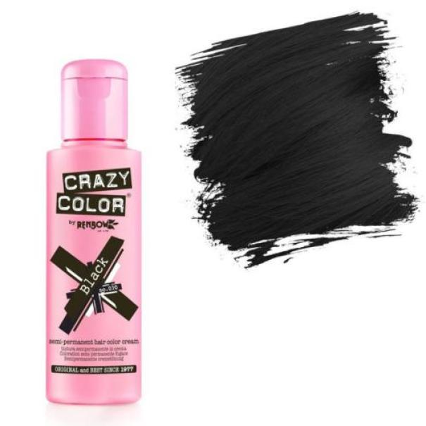 Crazy Color Crema Colorante Semipermanente 100ML E679 30 Black