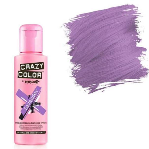 Crazy Color Crema Colorante Semipermanente 100ML E679 54 Lavander
