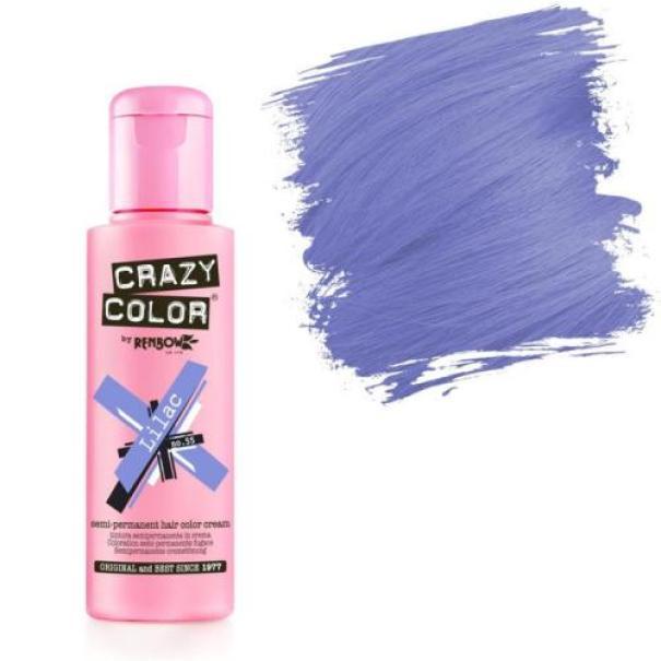 Crazy Color Crema Colorante Semipermanente 100ML E679 55 Lilac