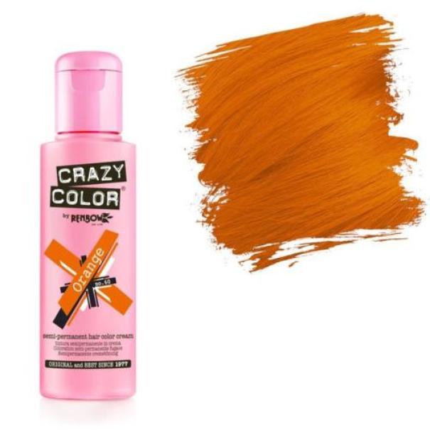 Crazy Color Crema Colorante Semipermanente 100ML E679 60 Orange