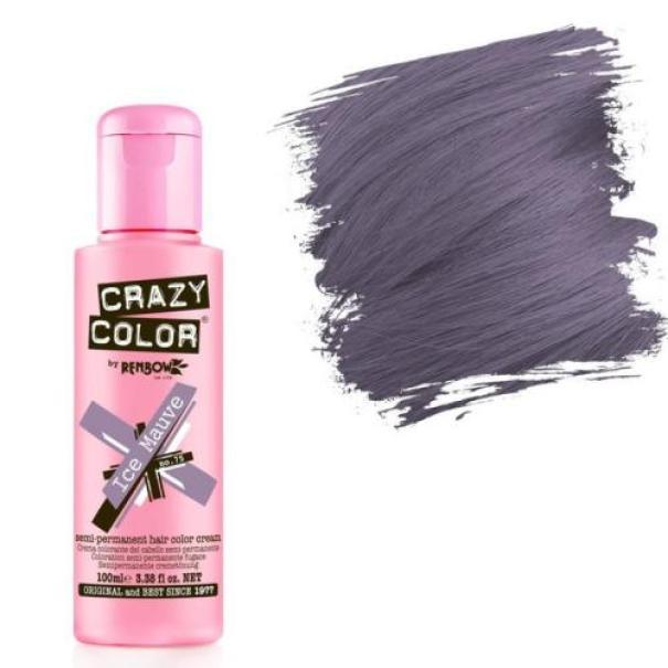 Crazy Color Crema Colorante Semipermanente 100ML E679 75 Ice Mauve