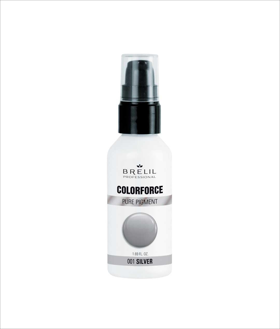 Brelil ColorForce Pure Pigment 50ML 001 Silver