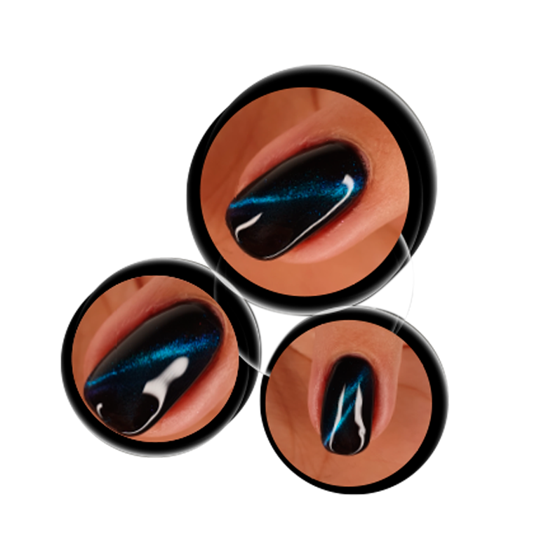 Layla Gel Semipermanente Magnetico Cat Eye N.6 Blu 5ML
