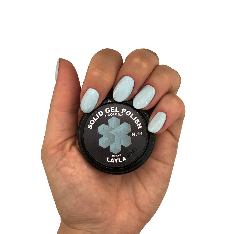 Layla Smalto Solid Gel Polish Uv Led 15GR N.11 Aero