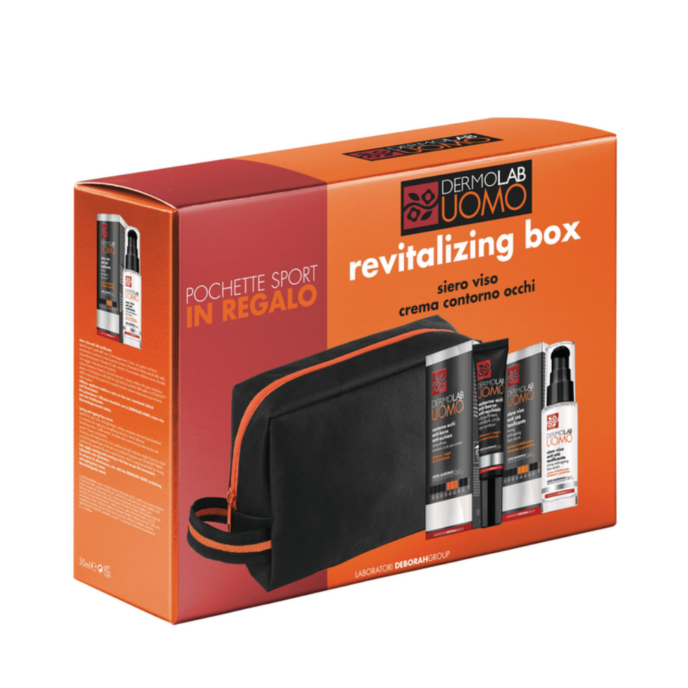 Dermolab Uomo Revitalizing Box Conf. Pochette + Crema Occhi 15ML + Crema Viso 50ML TBV002523