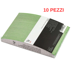 122767 lotto di 10 limette mezzaluna 2 facce  zebra dura 100/180