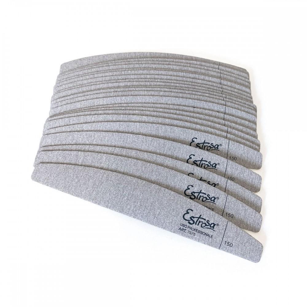 Estrosa 150 Lima Adesiva Mezzaluna Zebrata 25PZ
