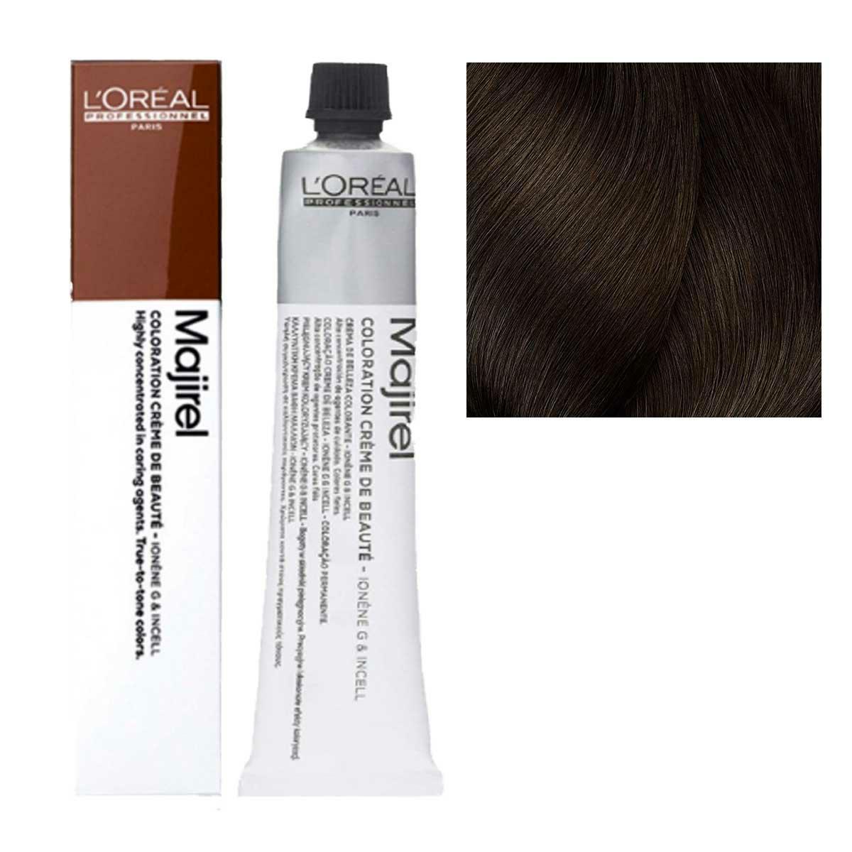 Lu00b4Oru00e8al Tinta Majirel 50ML 5.35 Castano Chiaro Dorato Mogano