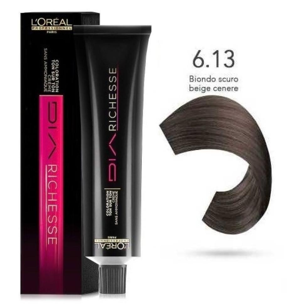 L'Oru00e9al Tinta Dia Richesse Tono Su Tono 50ML 6.13 ufeffBiondo Scuro Beige Cenere