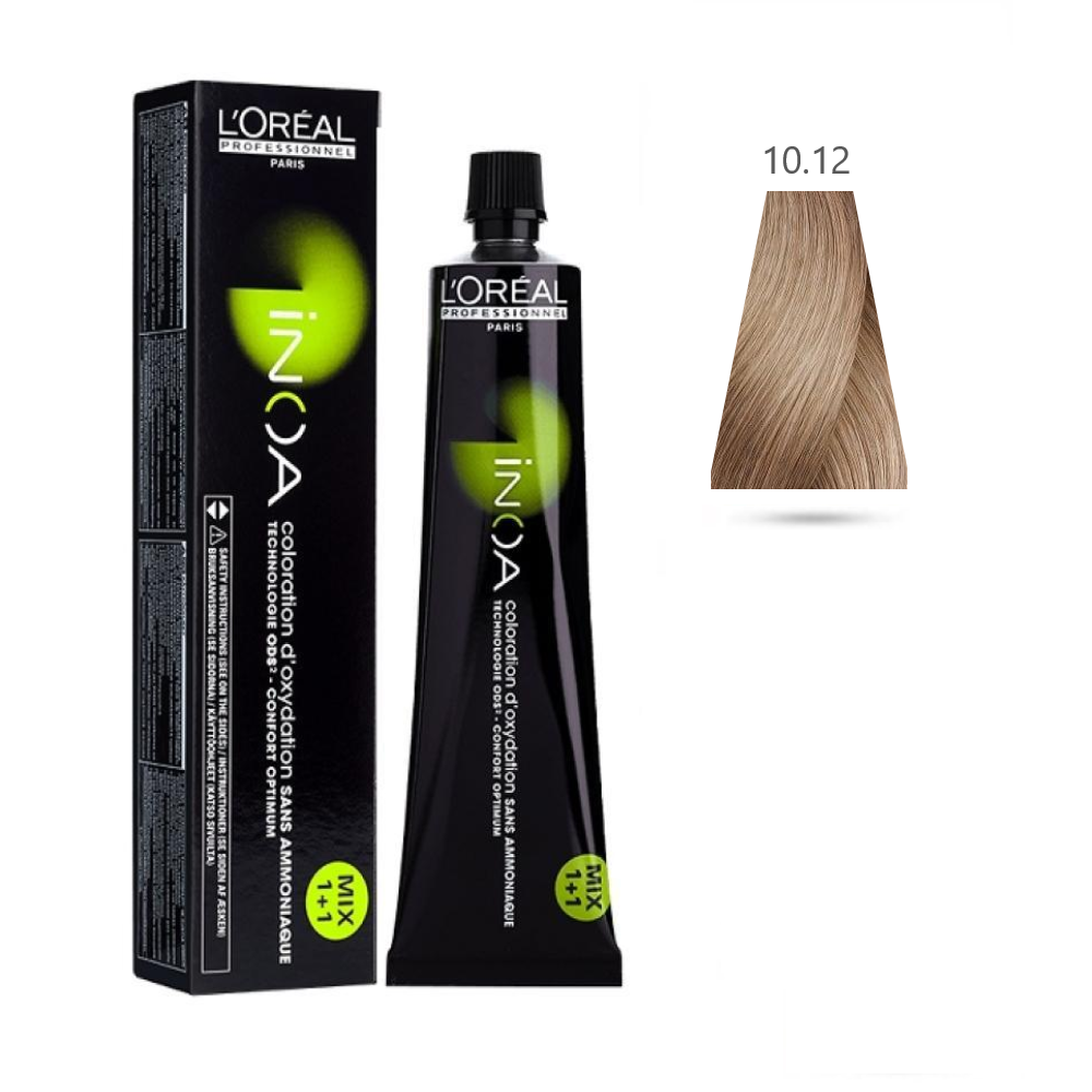 L'Oru00e9al Tinta Inoa Senza Ammoniaca 60ML 10.12 Biondo Cenere Chiarissimo Iridescente