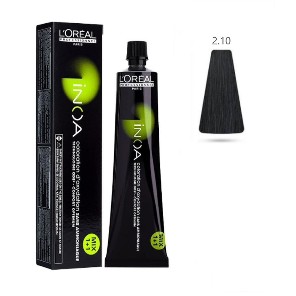 L'Oru00e9al Tinta Inoa Senza Ammoniaca 60ML 2.10 Bruno Cenere Intenso 