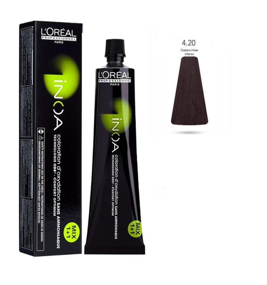 L'Oru00e9al Tinta Inoa Senza Ammoniaca 60ML 4.20 Castano Irise