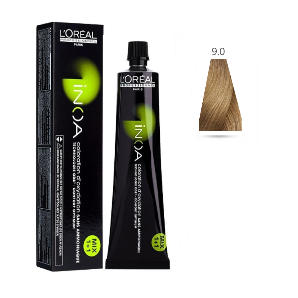 L'Oru00e9al Tinta Inoa Senza Ammoniaca 60ML 9.0 Biondo Chiarissimo Profondo