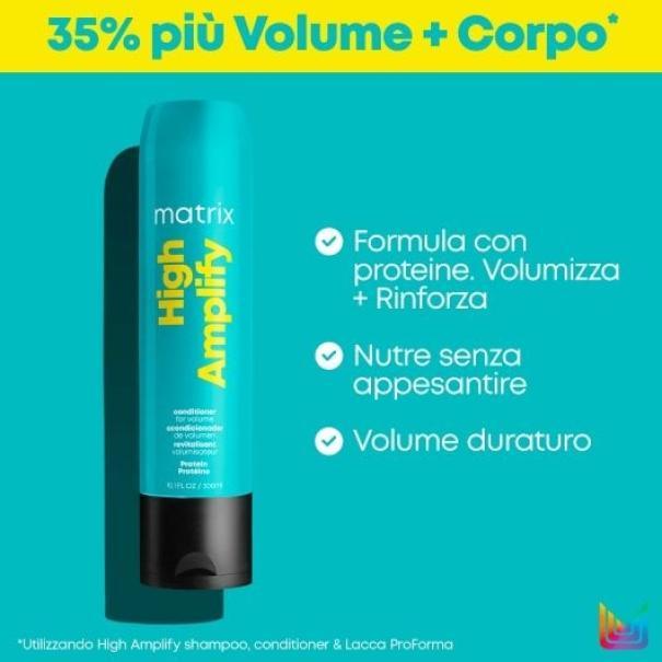matrix matrix conditioner volumizzante high amplify total results 300ml - foto 3