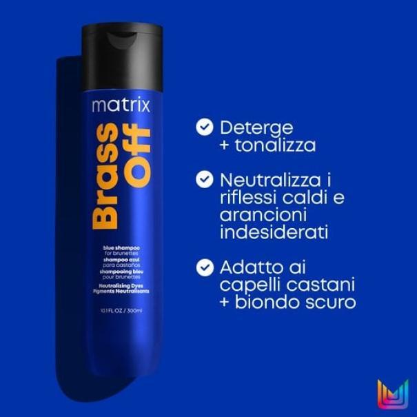 Matrix Shampoo Antiarancio Brass Off Total Results 300ML