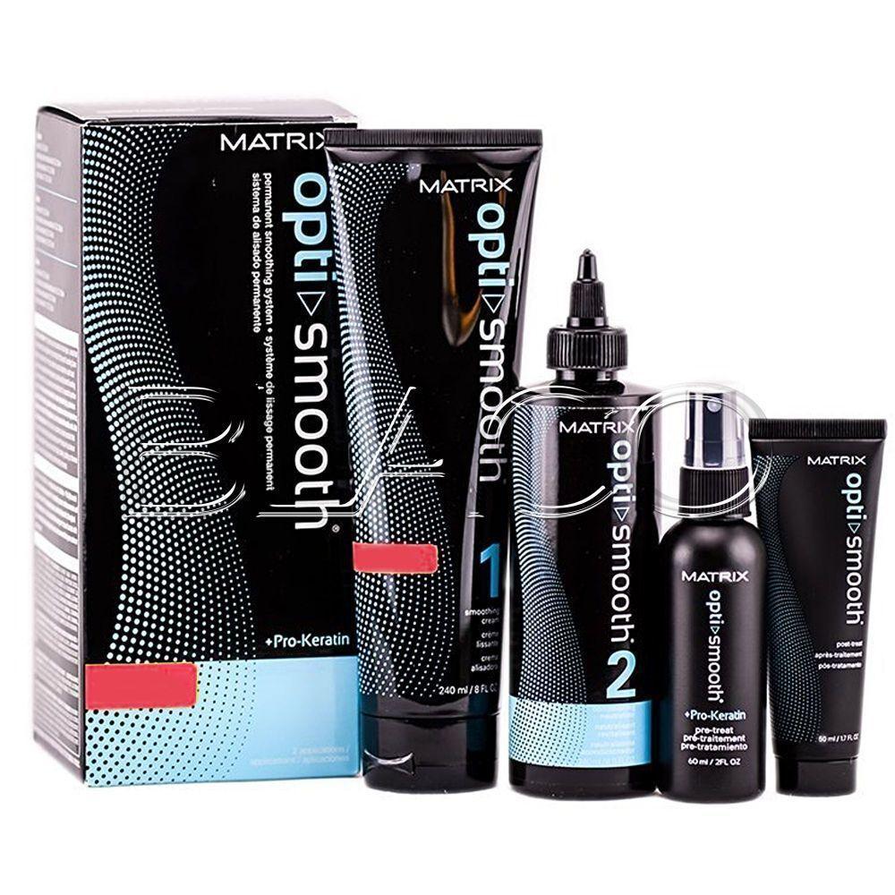 Matrix Crema Stirante Kit Optismooth 2 Capelli Sfruttati O Con Meches