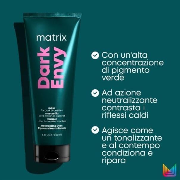 Matrix Maschera Antirosso Dark Envy Total Results 200ML