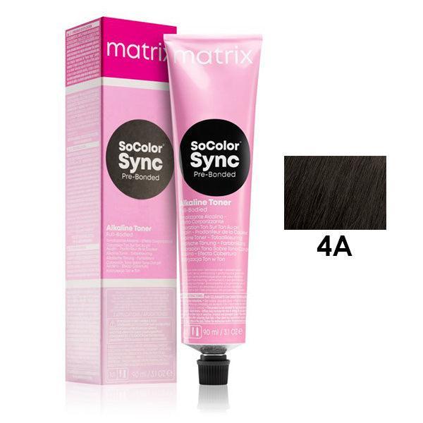 Matrix Tinta Pre Bonded Socolor Sync 90ML 4A