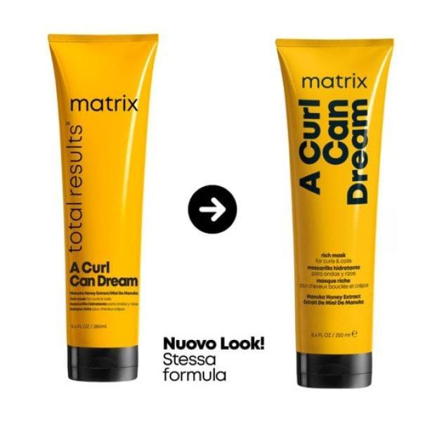 Matrix Maschera Capelli Ricci A Curl Can Dream Total Results 250ML