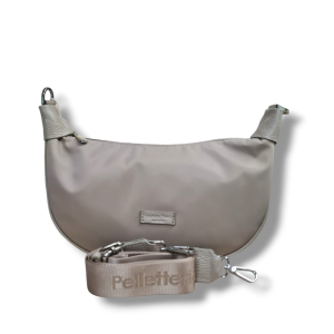 Borsa a spalla media nylon sandra ny24135 sabbia