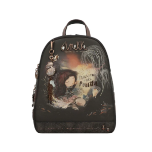 Anekke tempo libero zaino zaino Parisian Anti-Theft Backpack Multicolor multicolore