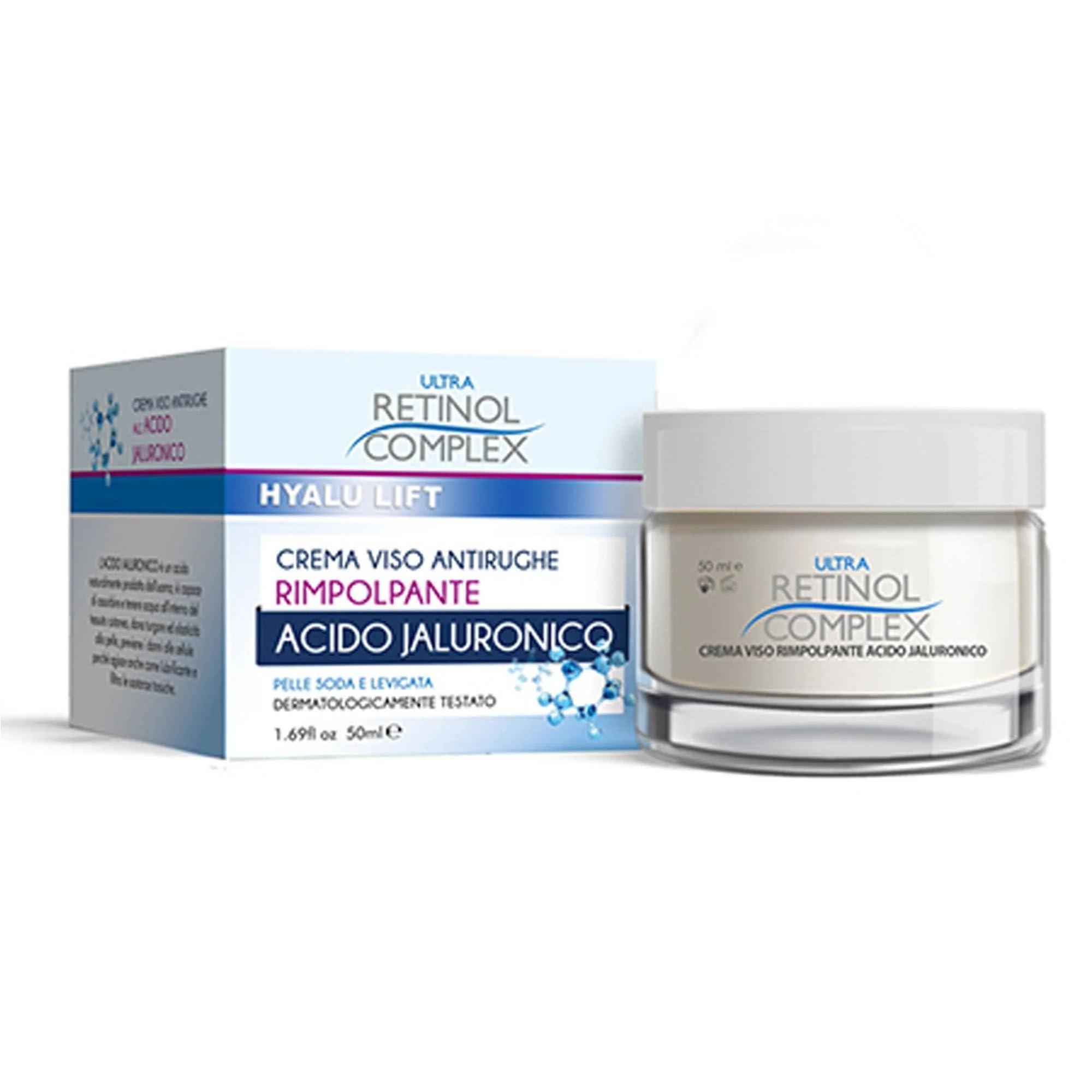 ultra retinol retinol complex crema viso antirughe rimpolpante acido jaluronico 50ml 126 - foto 1