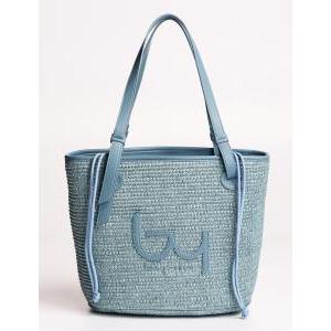 Borsa sintetico sky blue bybs35a02