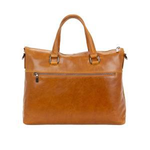 Cartella in pelle vintage n25490-moro